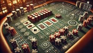 hk warna Speed Blackjack live dealer table with real cards and chips